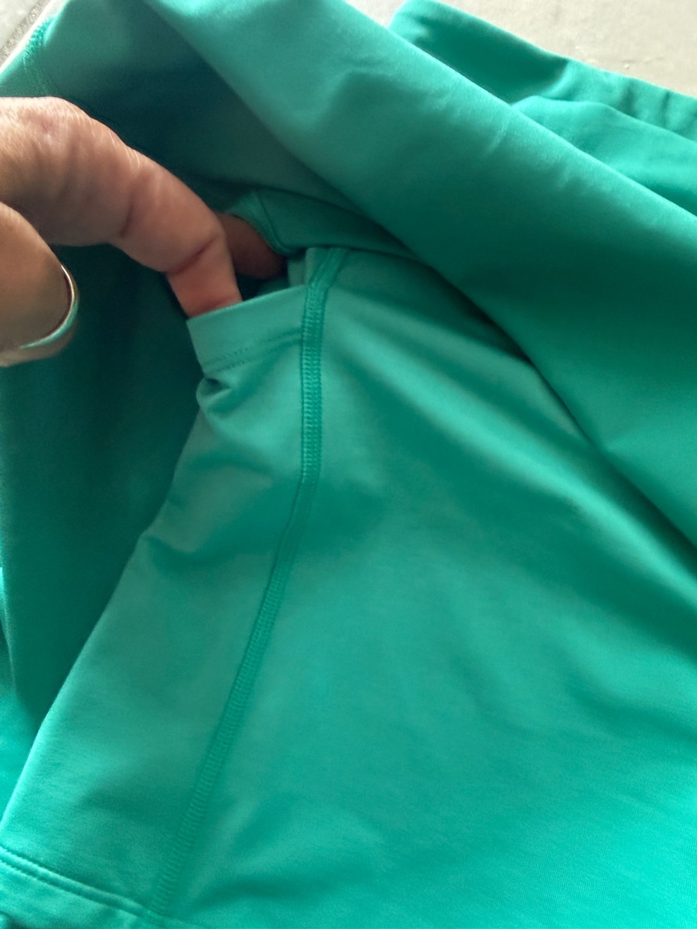 Athleta Ace Tennis Skirt/skort Active, skater, Teal colorway, sz M, euc - Picture 8 of 10